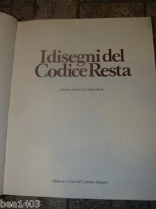 I disegni del Codice Resta  Schede critiche di Giulio Bora Bologna  - Foto 1 di 1