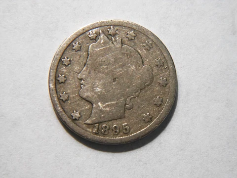 1895 G Liberty V Nickel,  Nice *Lower Priced* Vintage Coin for a collection Cover