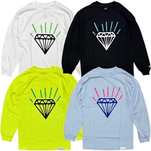 Diamond Supply Co. Men's Gem Long Sleeve Tee T-Shirt - Picture 1 of 8