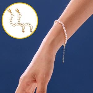 2pcs Necklace Extensions Diy Necklace Extenders Extension Chains for Jewelry - Picture 1 of 12