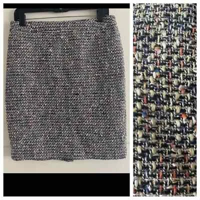 Sandro Boucle Tweed Pencil Skirt Size 6 30394 - Image 1 of 4