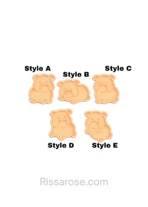 English Bulldog Cookie Cutter Stamp - Bild 1 von 2