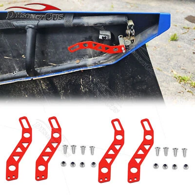 4PC Red Custom Door Latches Handles Kit Fit 2017-25 Can-Am Maverick X3 MAX R 4X4 - Image 1 of 4