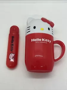 spazzolino denti e bicchiere da viaggio hello kitty - Foto 1 di 3