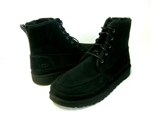UGG NEUMEL HIGH MOC MEN BOOTS SUEDE BLACK US 16 UK 15 /EU 48.5 - Picture 1 of 6