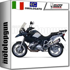 MIVV SCARICO OMOLOGATO SUONO ACCIAIO INOX CC BMW R 1200 GS 2008 08 2009 09 - Imagen 1 de 3