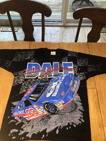 Vintage Dale Jarrett Shirt XL Nascar 88 Birds Ready to Fly AOP ALL OVER PRINT Cover