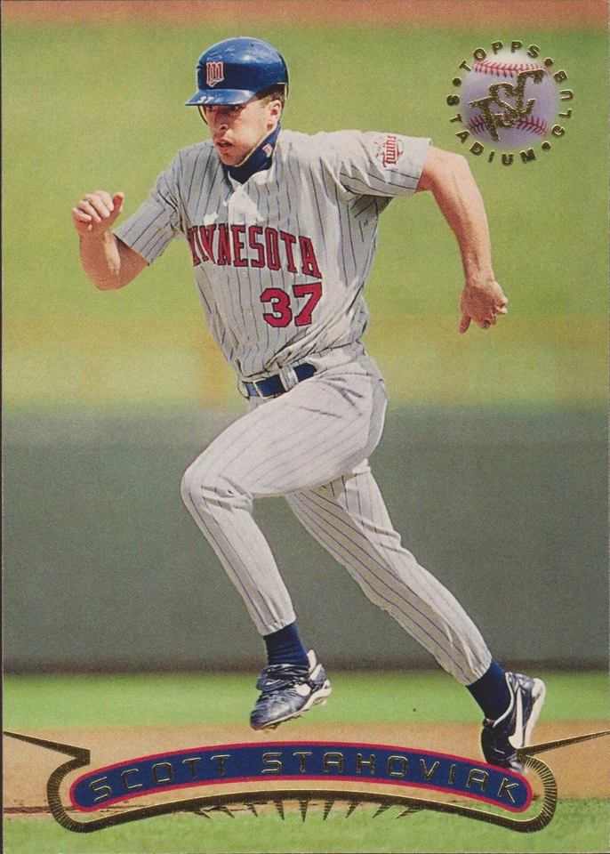 1996 Topps Stadium Club #121 Scott Stahoviak Minnesota Twins Baseball Card - Image 1 of 1