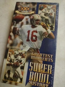 Joe Montana Greatest Super Bowl XXX History Super Bowl VHS 1995 SEALED - Picture 1 of 4