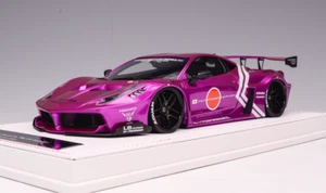 1/18 Ivy Models Ferrari 458 GT Liberty Walk LBWK in fighter Purple 66 pcs - Picture 1 of 7