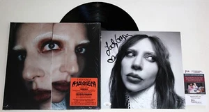 LADY GAGA SIGNED MAYHEM POSTER & LP VINYL ALBUM BONUS TRACKS AUTOGRAPHED JSA COA - Picture 1 of 2