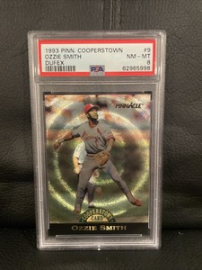 Ozzie Smith #9 1993 Pinnacle Cooperstown DUFEX PSA 8 NM-MT RARE HOF