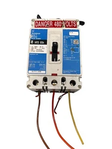 Westinghouse HFD3015 Molded Case Circuit Breaker 3P 15A 600VAC - Picture 1 of 6