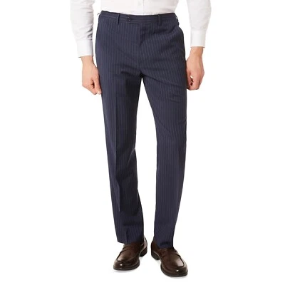 Lauren Ralph Lauren Men's Classic-Fit Wool Stretch Suit Pants Navy B4HP $190 Foto 1 de 4