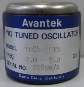 Avantek Y084-1215 Yig Tuned Oscillator 2 to 8 GHz - Picture 1 of 2