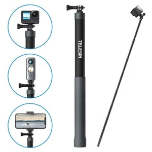 300cm Selfie Stick aus Kohlefaser, Teleskop Monopod für GoPro, Insta 360, DJI - Bild 1 von 11