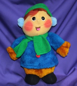 Sciarpa ragazzo blu 17" peluche Animal Fair Caroler anni 70 - Foto 1 di 10