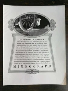 Edison Mimeograph Vintage 1936 Página Completa Anuncio Original 122 - Imagen 1 de 1