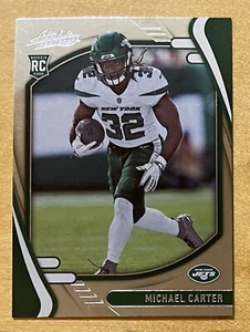 Michael Carter Rookie 2021 Panini Absolute Football #129 New York Jets Mint - Picture 1 of 3