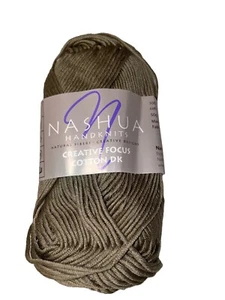 Nashua Handknits Creative Focus Cotton DK Yarn Mercerized Egyptian 157 Taupe - Picture 1 of 5
