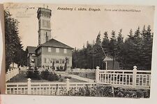 26402 Great Ak Annaberg Tower And Unterkunftshaus With Fence 1919 Erzgebirge