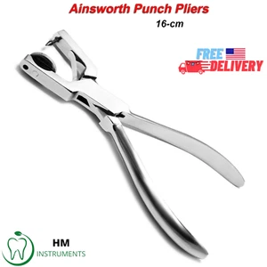 Dental Endodontische Instrumente Ainsworth Gummi Dam Lochzange 16 cm - Bild 1 von 4