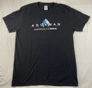DC Comics Aquaman IMAX Promo T-Shirt Jason Mamoa Men's Size Medium - Picture 1 of 6