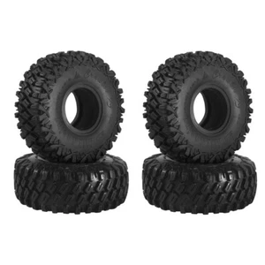 4PCS 120mm 1.9'' Tires Wheel Tyre for 1/10 RC Crawler TRX4 Axial SCX10 II D90 - Picture 1 of 6