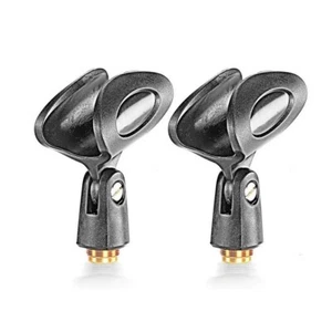 Wireless Microphone Clip Holder Clamp Mount, For Sennheiser Mic Handheld 2 PACK - Picture 1 of 6