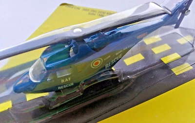 1994 Matchbox RAF Royal Air Force Blue Lynx Type Helicopter, New on Card Copter - Image 1 of 3