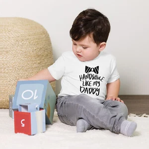 Cute Graphic Cool Baby Jersey Short Sleeve Tee T-Shirt Boys Girls Kids Children - Picture 1 of 4