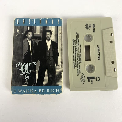 I Wanna Be Rich by Calloway [Single] (Cassette, 1989, CBS Records) RARE Foto 1 de 2