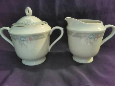 Sango Regency Collection Fine Ivory China Maywood 1600 Japan Sugar Creamer Set - Image 1 of 4