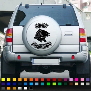 Carp Fishing Decal Sticker Sign Car Van Caravan Hunter Bait Hooks - Picture 1 of 1