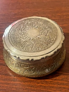 Rare Vintage Gioielleria Guido Galbiati Silver Plate Trinket box Made in Italy - Picture 1 of 6