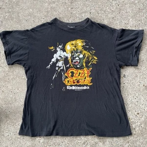 1986 Vintage Ozzy Osbourne The Ultimate Sin Shirt Fantasy Medium RARE Tour - Bild 1 von 13