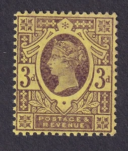 GB QV 1887 Jubileee 3d SG202 fine UM mint never hinged but some light creasing - Picture 1 of 2