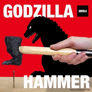 Godzilla Hammer Camp DIY Tool Outdoor 2001 Fun Gift Iron Leg Foot Film Japan - Picture 1 of 5