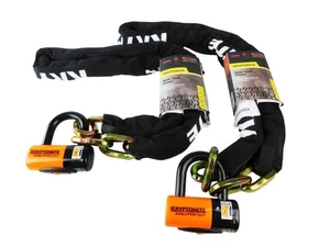 Kryptonite New York Chain 1217 5.5 ft w/ EV series 4 Disc Lock - Picture 1 of 4