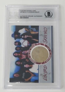 Tarjeta coleccionable LYNYRD SKYNYRD autografiada auto 1977 avión accidente reliquia JSA BAS - Imagen 1 de 5