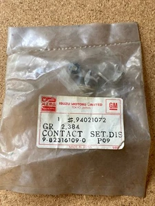 Vintage OEM ISUZU / GM Ignition Contact Set, #94021072, NOS, Factory Packaging. - Picture 1 of 4