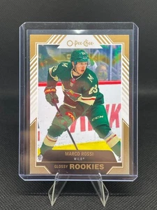 Marco Rossi 2022 Upper Deck Series 1 #R-10 Glossy Rookies Gold (Minnesota Wild) - Picture 1 of 2
