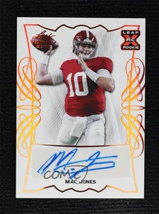 2021 Leaf Trinity Mac Jones #BA-MJ1 Rookie Auto RC - Picture 1 of 3