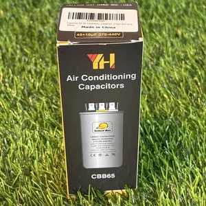 Yellow Hat HVAC AC Kondensator 45+10 uF 370/440V CBB65 NE - Bild 1 von 6