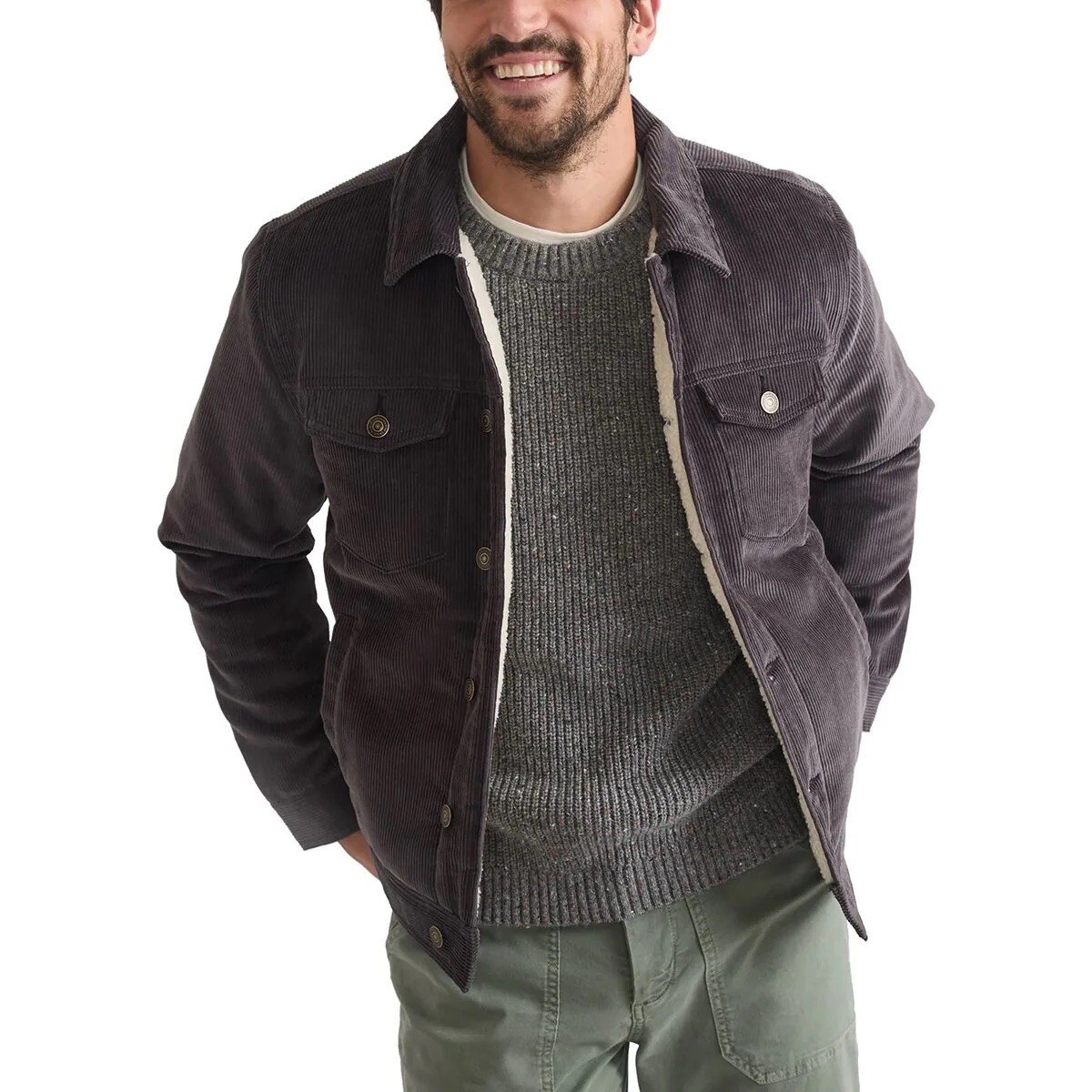 Corduroy Black Regular Size Coats, Jackets & Vests for Men Corduroy Black Regular Size Coats, Jackets & Vests for Men