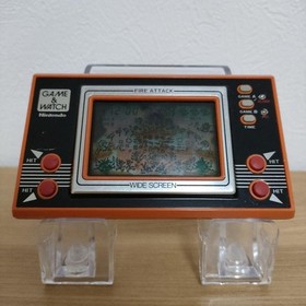 Nintendo Game & Watch Fire Attack Console Maintenance Completed Tested Used 1982