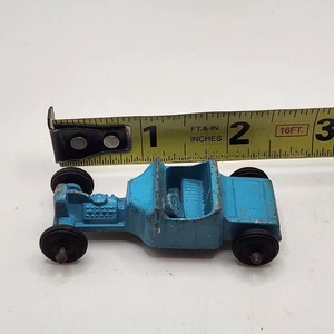 Vintage Midgetoy Diecast Roadster Racer Car Blue Rockford Ill USA 1950s - Picture 1 of 6