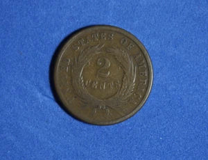 1865 - 2 Cent Stück #P29971 - Bild 1 von 2