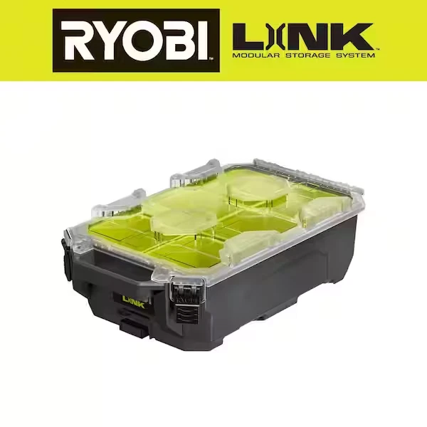 RYOBI LINK STM304 Compact Small Parts Organizer (6 Compartment)