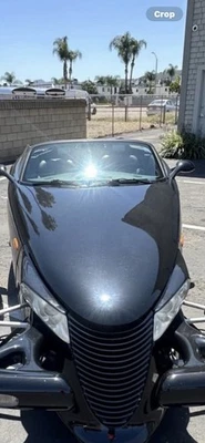 ✅ PANEL DEL CAPÓ SUPERIOR CENTRAL CHRYSLER PLYMOUTH PROWLER 97-02 OEM (NEGRO MERODEADOR) ✅ Foto 1 de 4